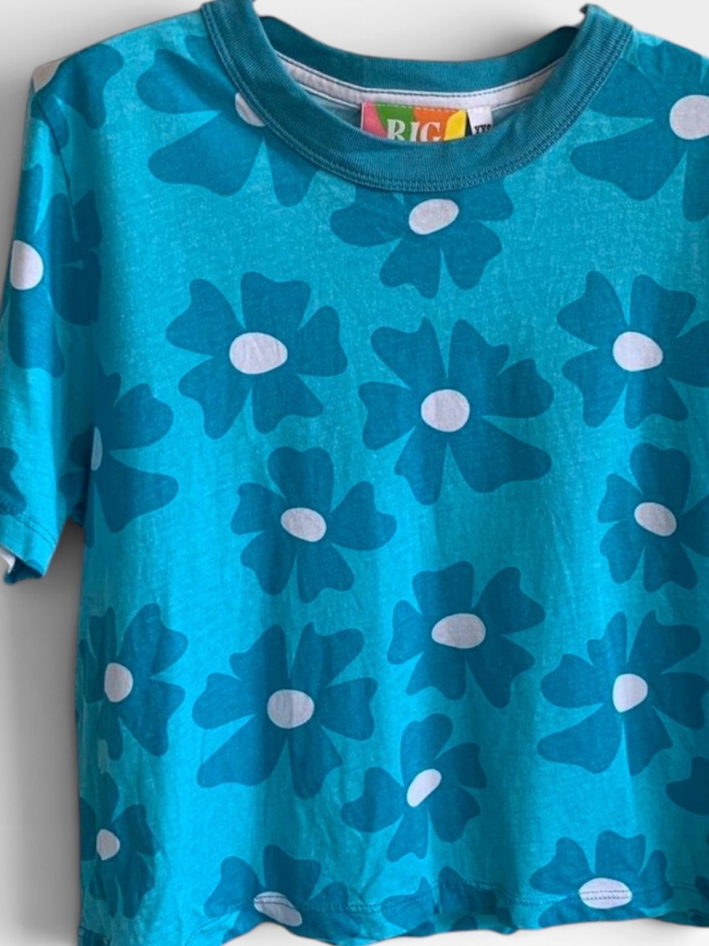 Big Bud Press Women's Blue Crop-top XXS - Picture 4 of 6